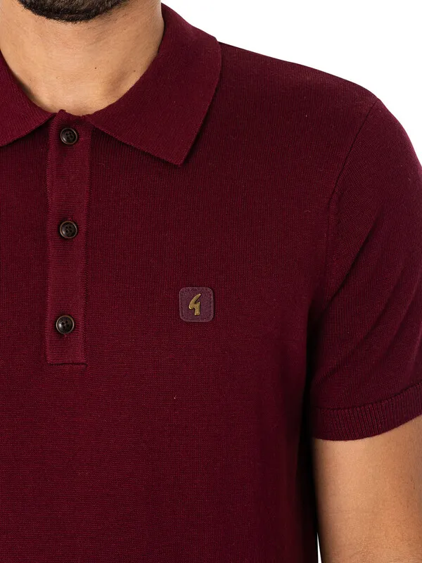 Gabicci Brandon Polo Shirt - Port