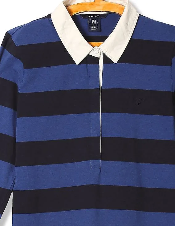 Gant Striped Cotton Polo Shirt