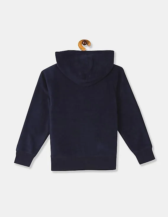 GAP Boys Blue Hooded Fleece Sweatshirt