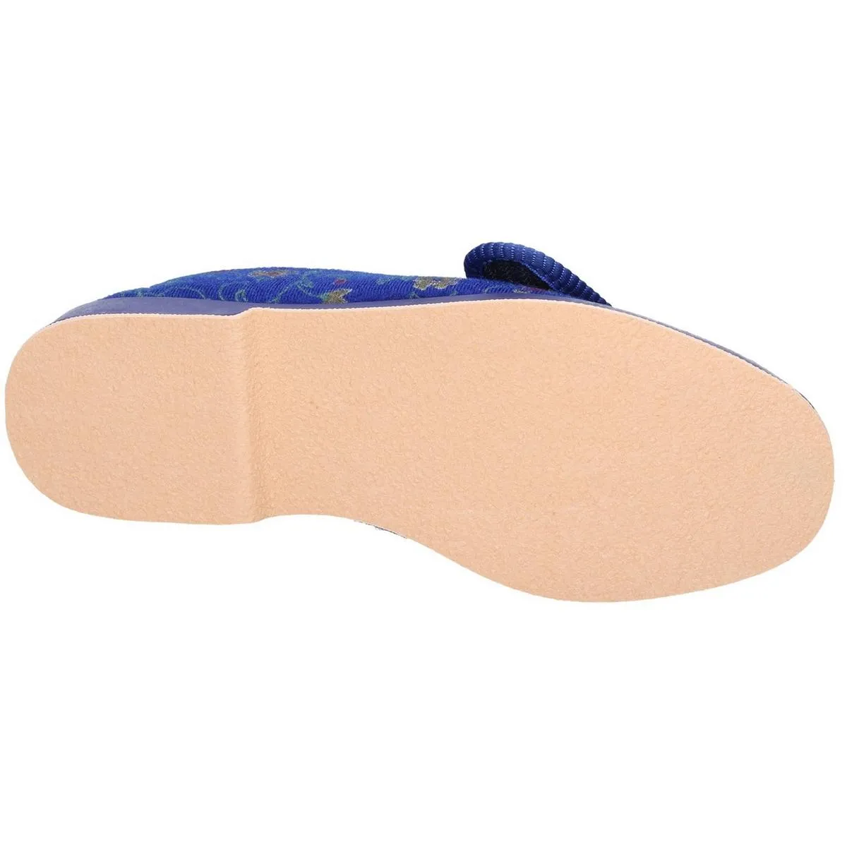 GBS Wilma Ladies Wide Fit Slipper Blue