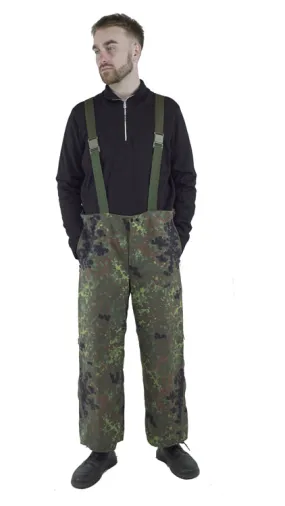 German Army Gore-Tex Trousers - Flecktarn Camo - DISTRESSED RANGE