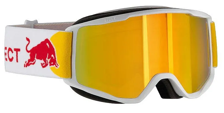 goggles Red Bull SPECT Neon - 05RE2/White/Broen/Red Mirror