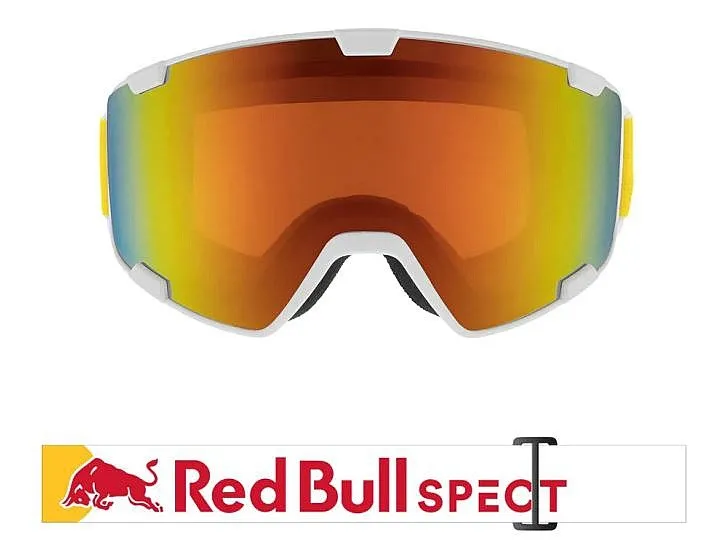 goggles Red Bull SPECT Park - 21RE2/White/Brown/Red Mirror