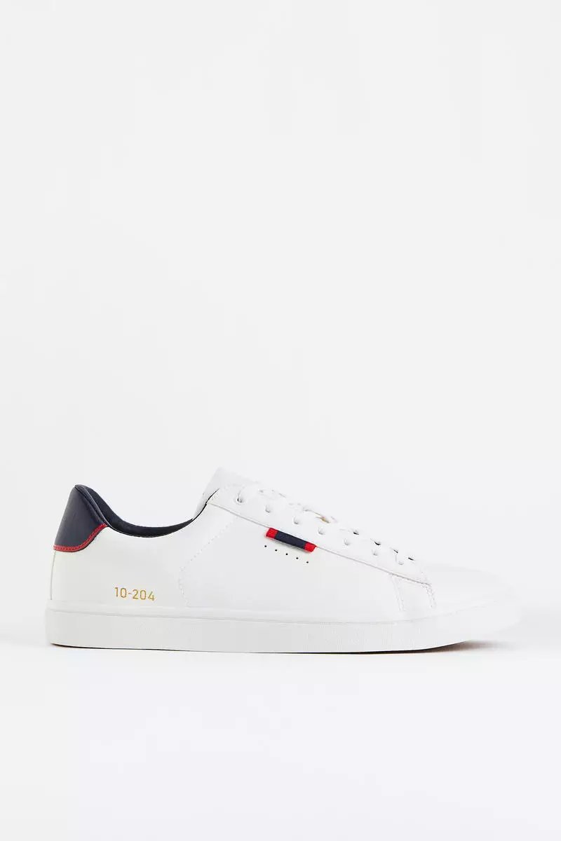 H&M Imitation leather trainers