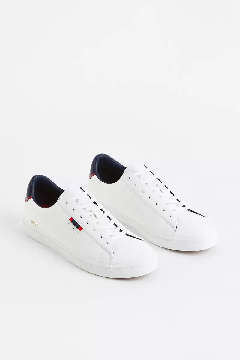 H&M Imitation leather trainers