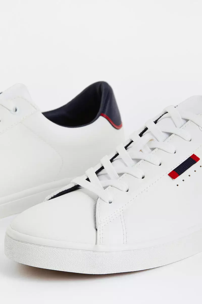 H&M Imitation leather trainers