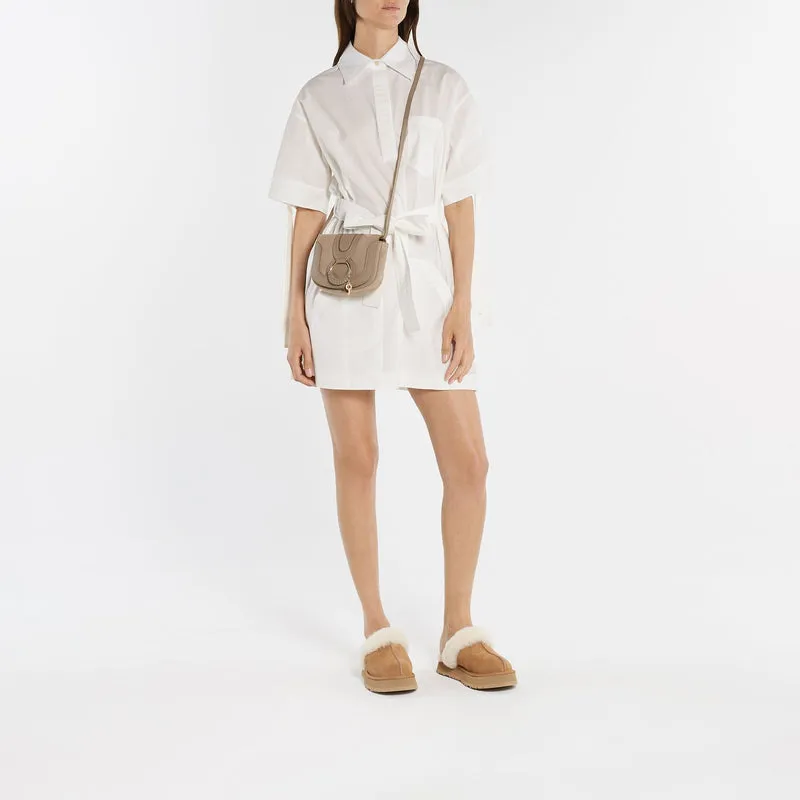 Hana Mini Hobo Bag - See By Chloe - Motty Grey - Leather