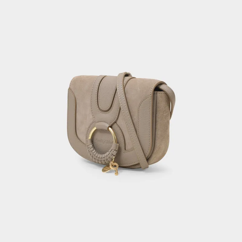 Hana Mini Hobo Bag - See By Chloe - Motty Grey - Leather