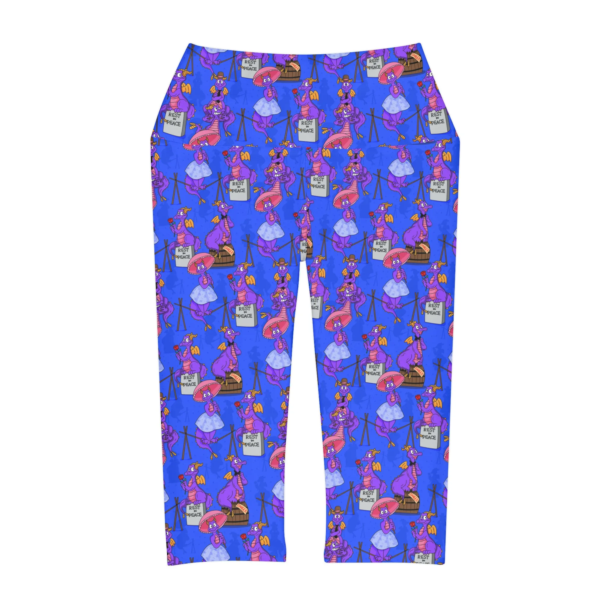 Haunted Mansion Figment Athletic Capri Leggings