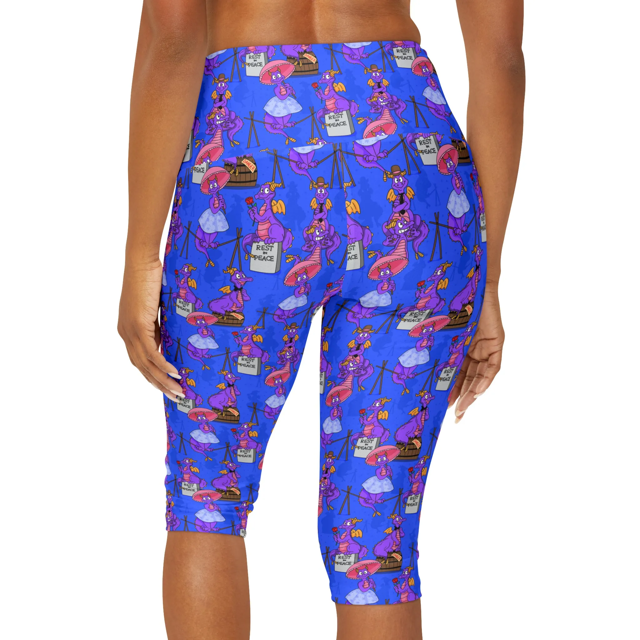 Haunted Mansion Figment Athletic Capri Leggings