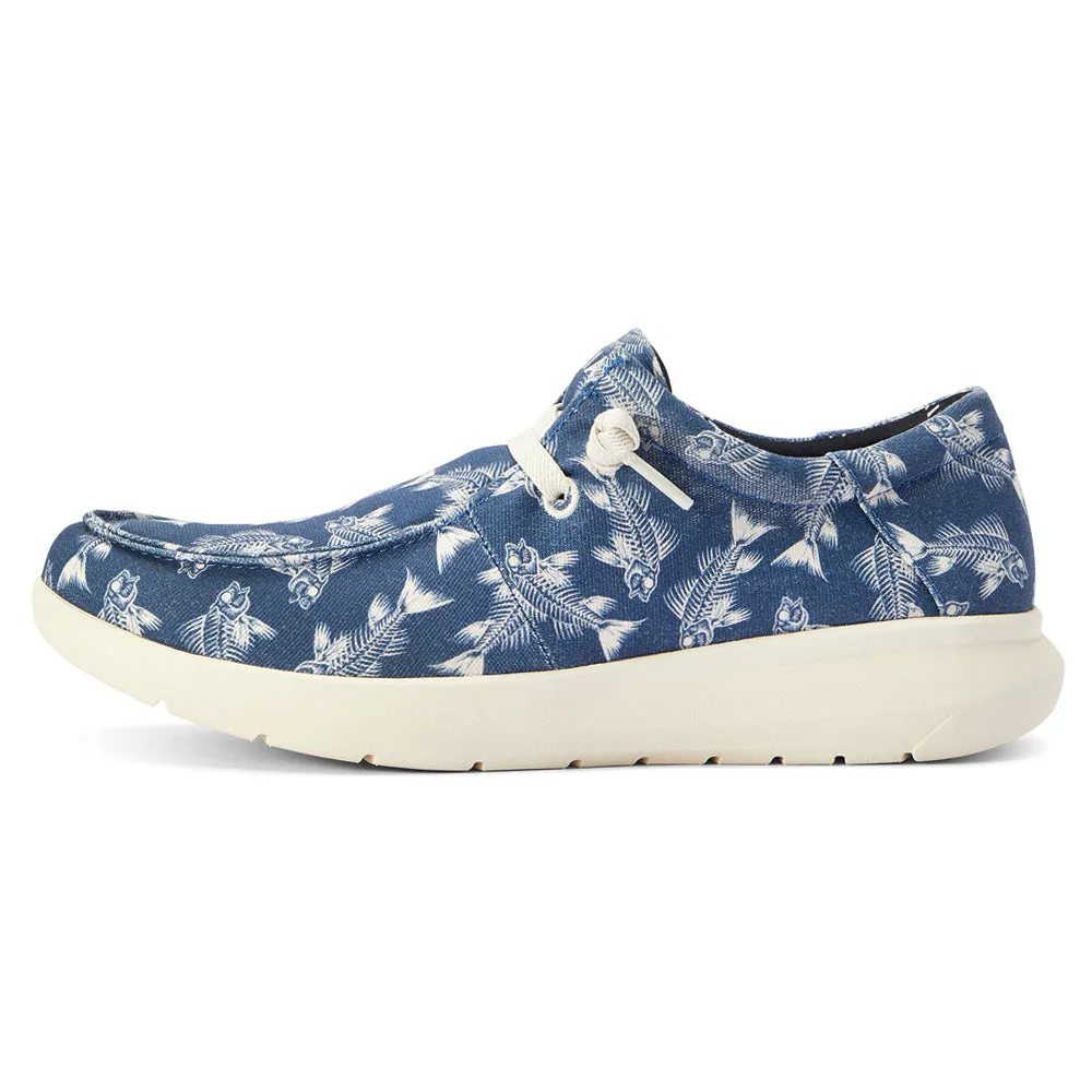 Hilo Graphic Print Stretch Slip On Shoes