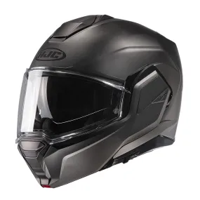 HJC I100 Plain Helmet - Semi Flat Titanium