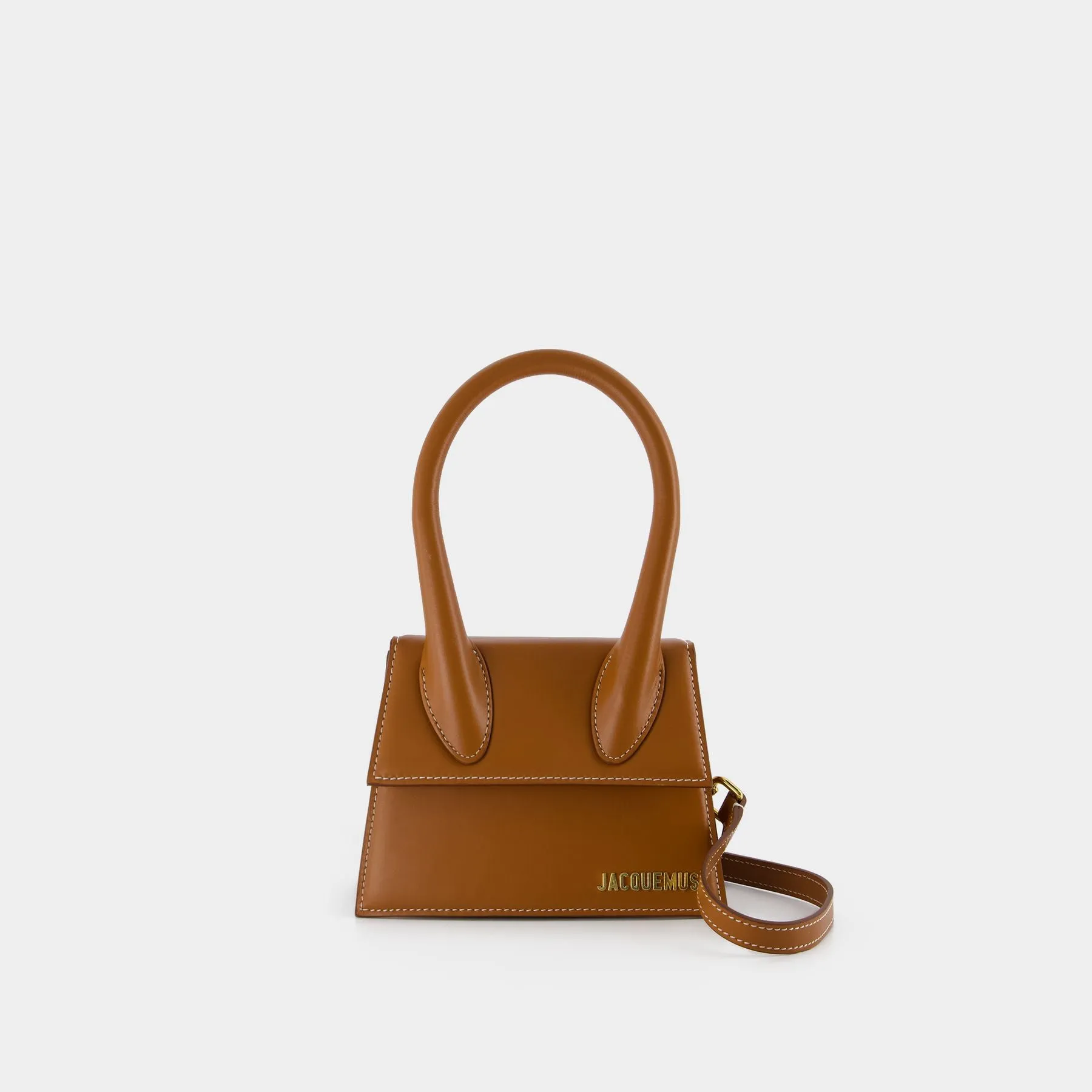 Jacquemus  Le Chiquito Moyen Bag - Jacquemus - Light Brown - Leather