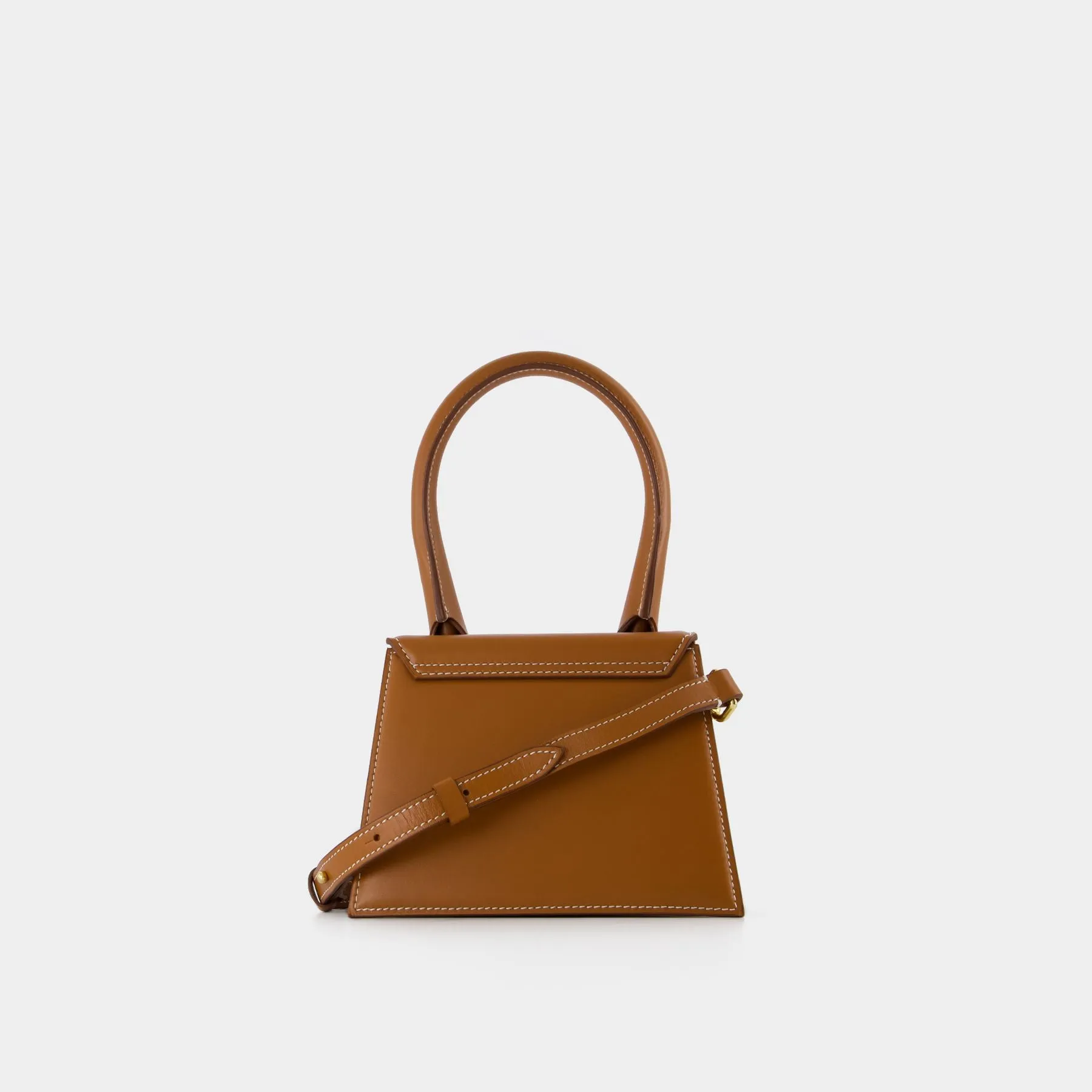 Jacquemus  Le Chiquito Moyen Bag - Jacquemus - Light Brown - Leather