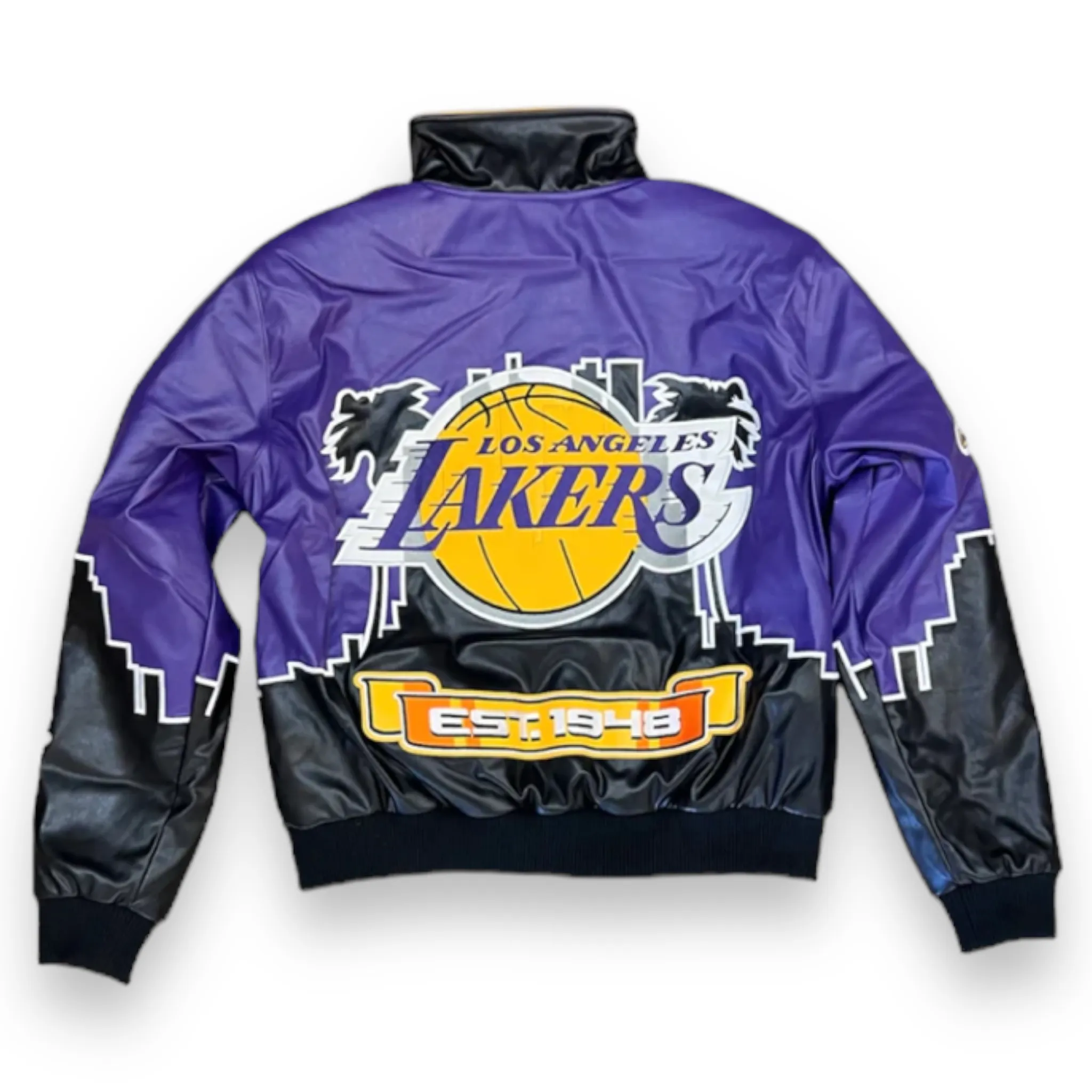 Jeff Hamilton LA Lakers Skyline Jacket - Daniel's Leather