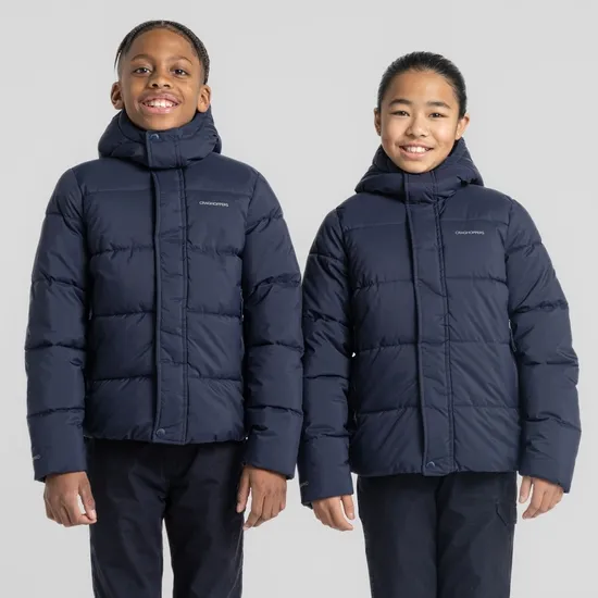 Kid's Brandon Hooded Jacket - Blue Navy | Craghoppers UK