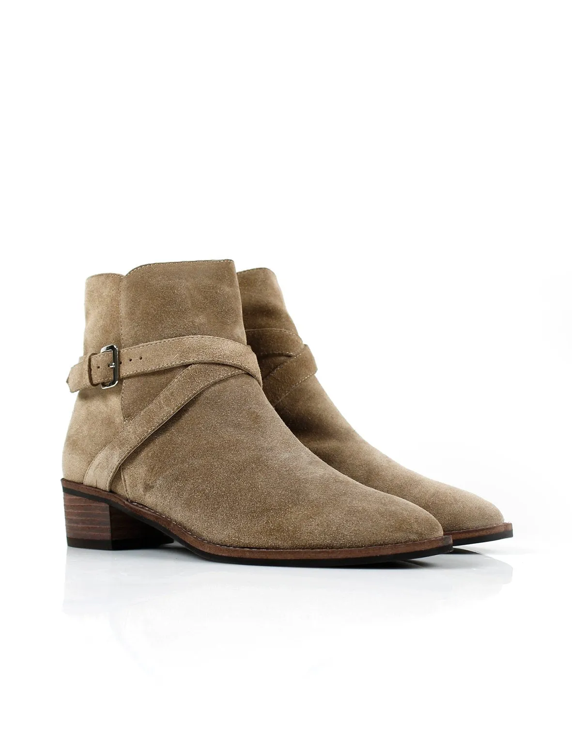 La Tribe      LA TRIBE - WRAP BOOT (TAUPE)