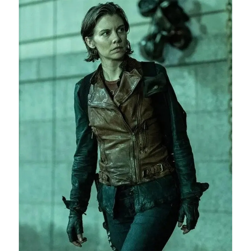 Lauren Cohan The Walking Dead City Leather Vest