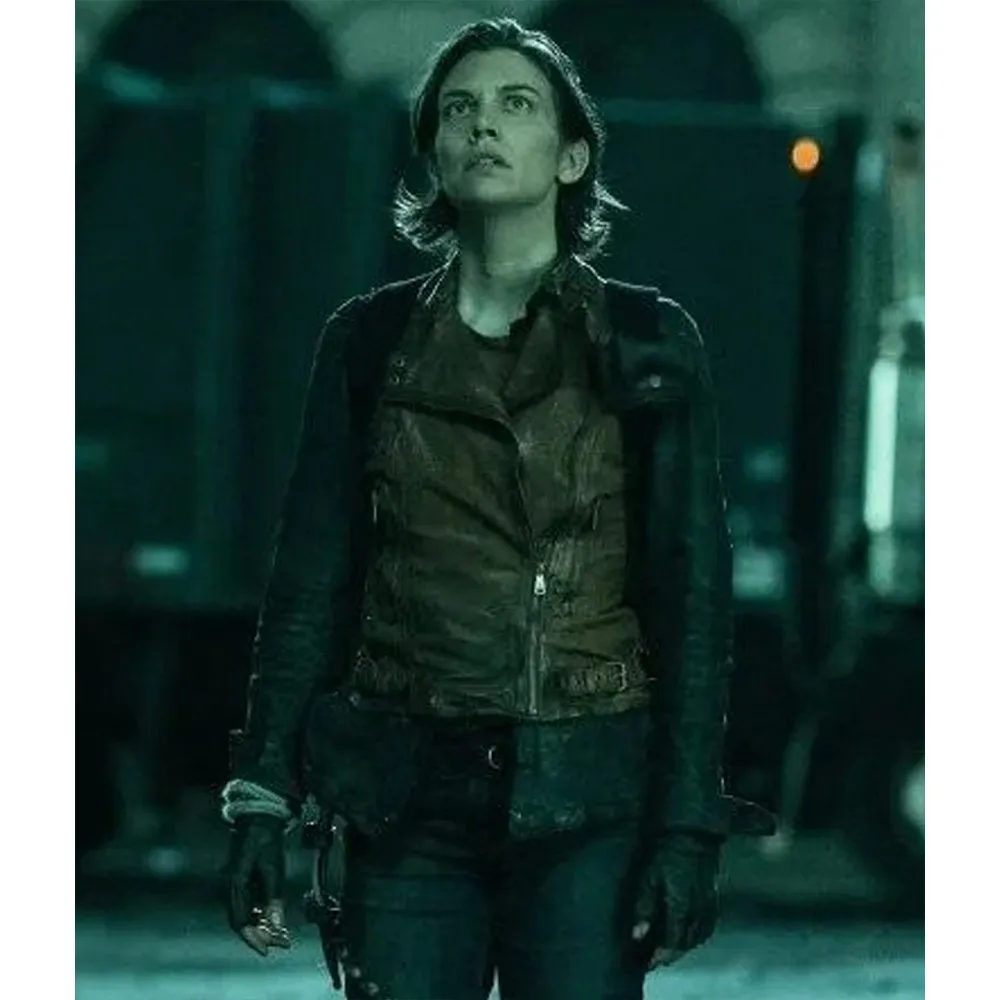 Lauren Cohan The Walking Dead City Leather Vest