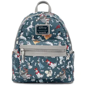 Loungefly x Disney The Dogs of Disney AOP Mini Backpack