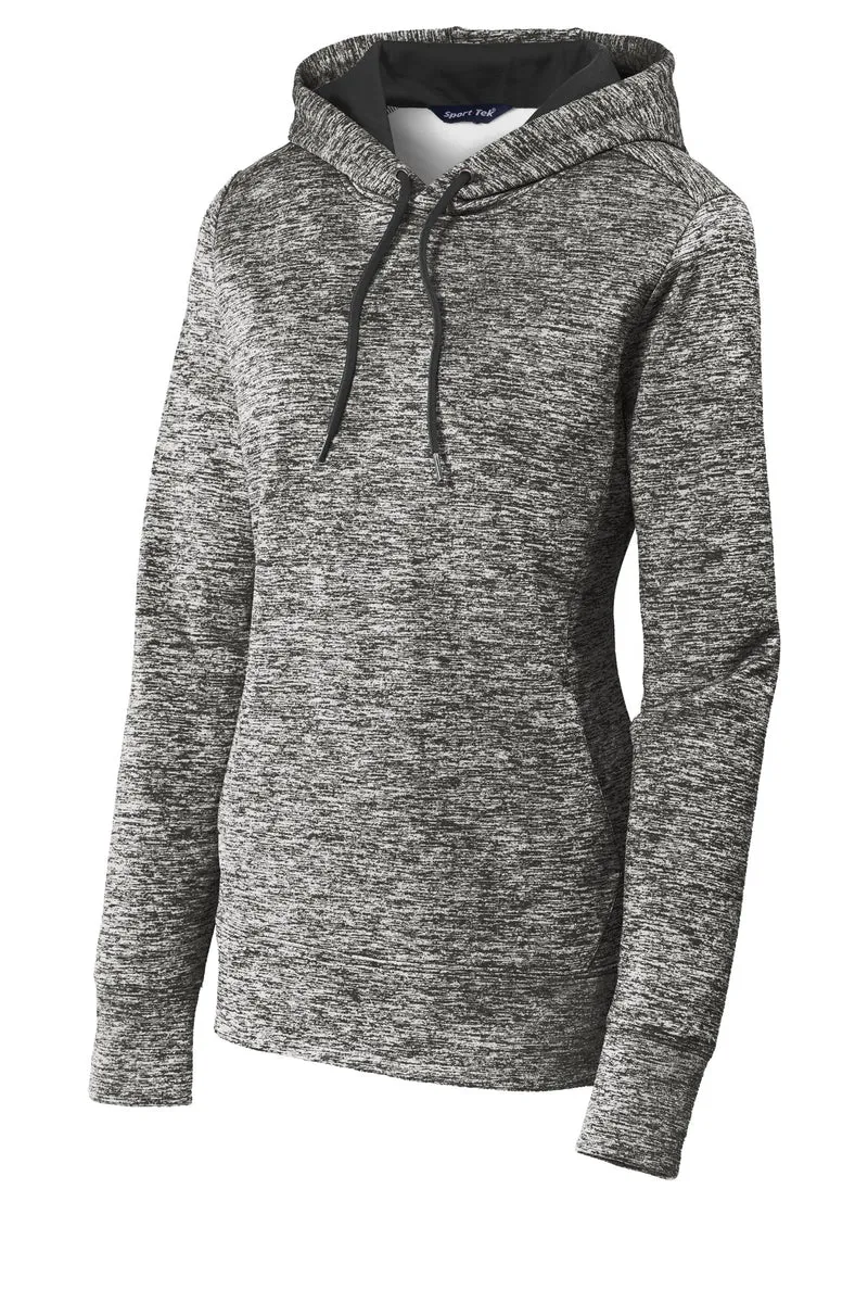 LST225 Sport-Tek® Women's PosiCharge® Electric Heather Fleece Hooded Pullover.