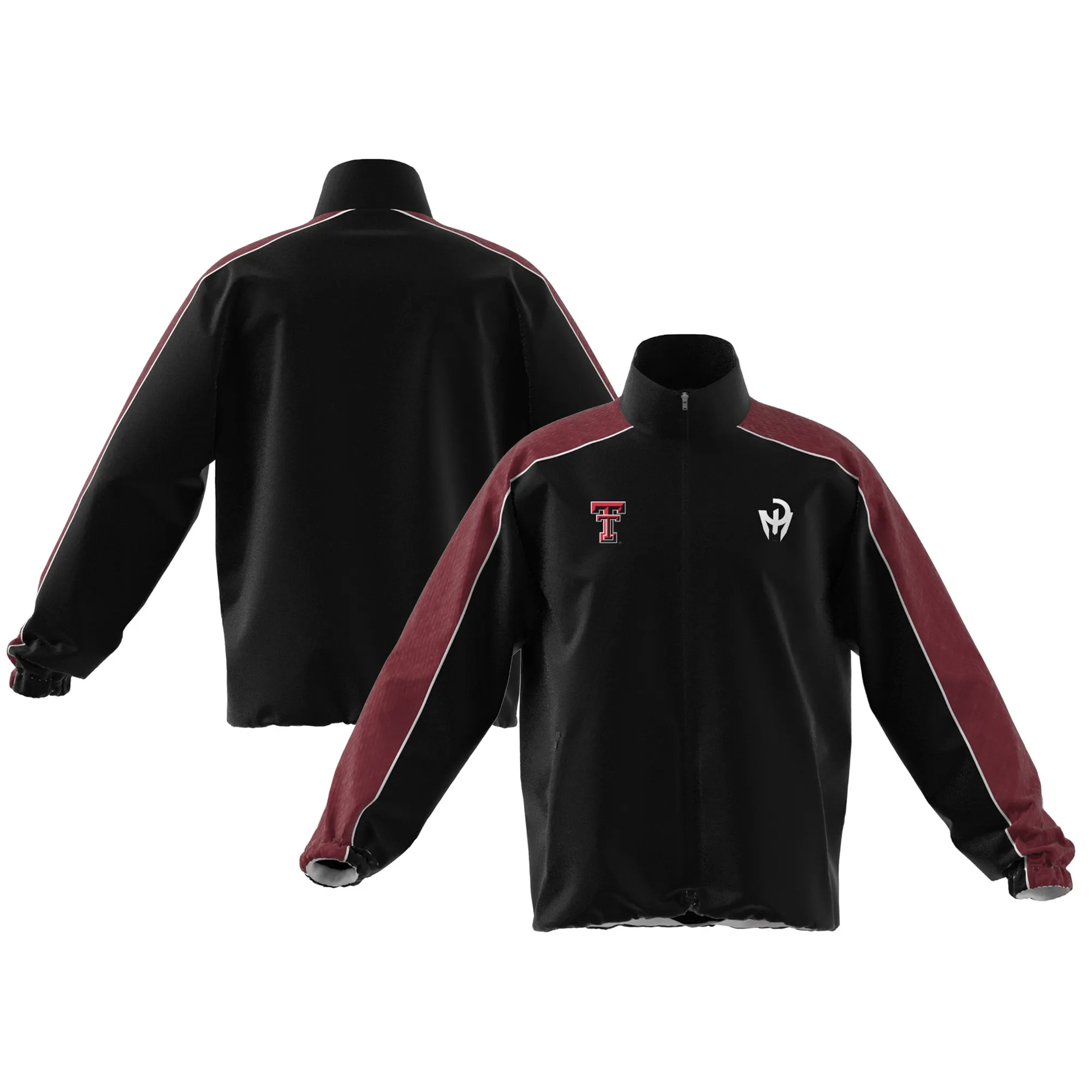 Mahomes Texas Tech Red Raiders Black  Full-Zip Track Jacket