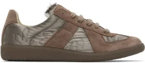 Maison Margiela Taupe & Purple Replica Sneakers