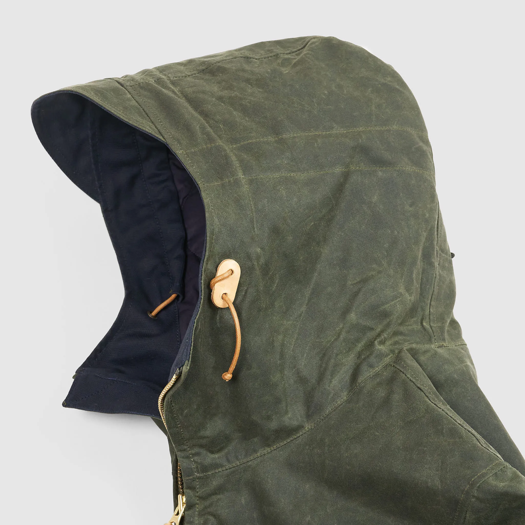 Manifattura Ceccarelli Hooded Waxed Jacket