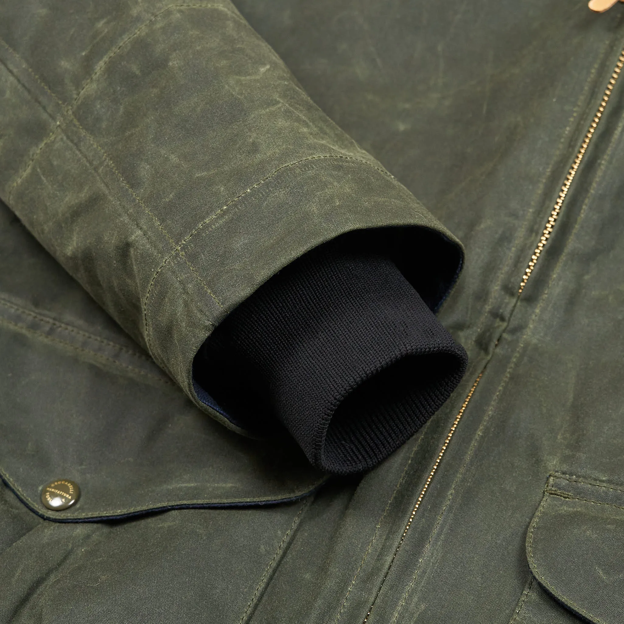 Manifattura Ceccarelli Hooded Waxed Jacket