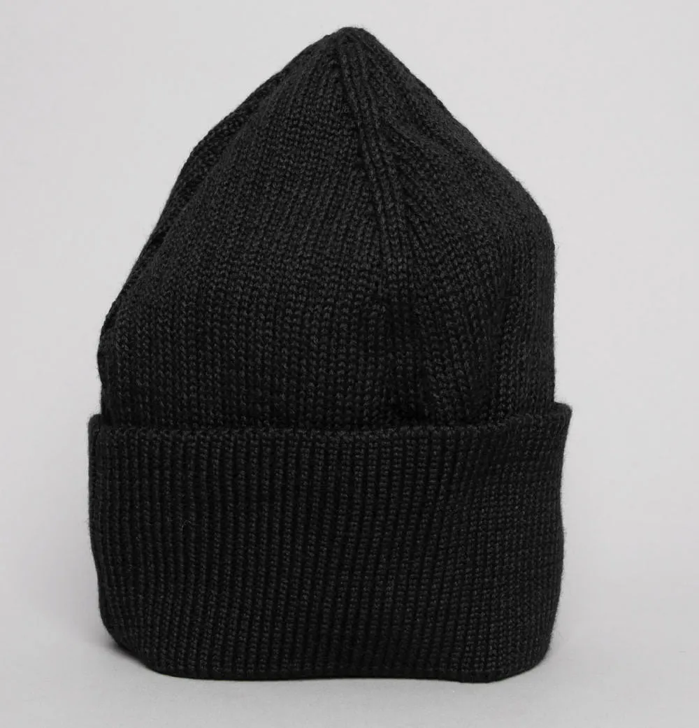 Ma.Strum Rib Beanie Hat Jet Black