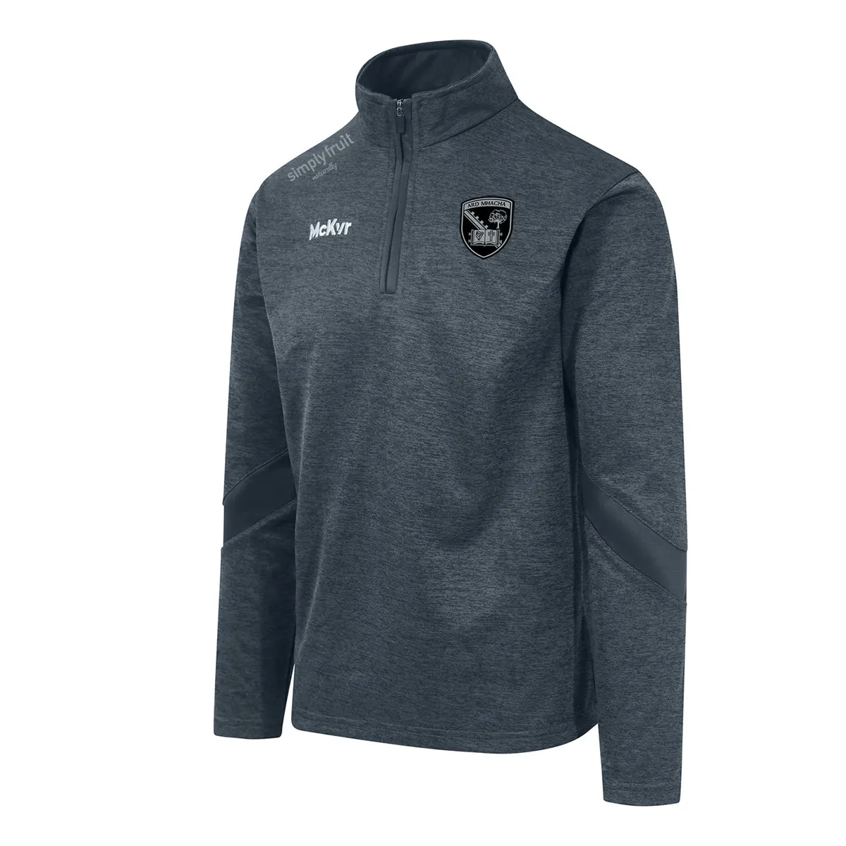 Mc Keever Armagh GAA Core 22 1/4 Zip Hoodie - Adult - Charcoal