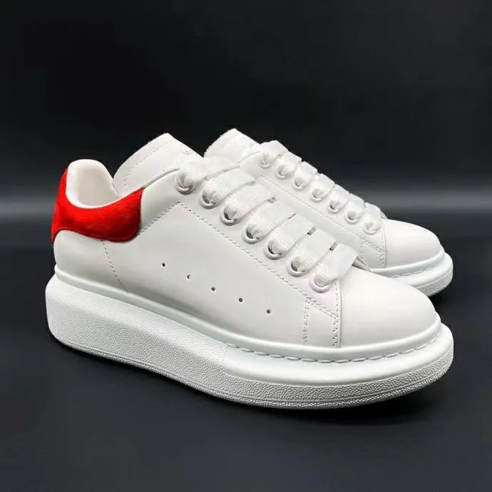 MC Red Oversized Low-Top Sneakers