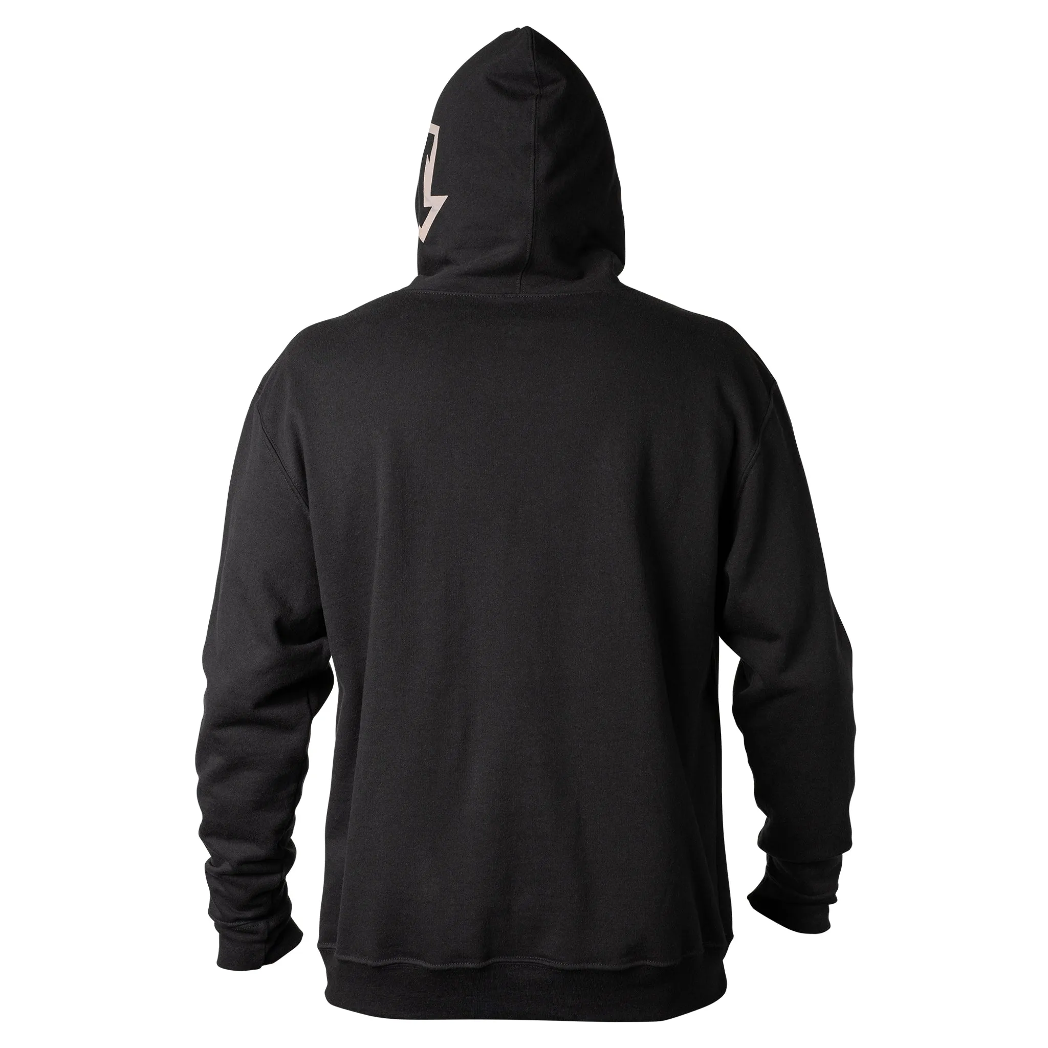 Men's Corp Logo Long Sleeve Hooded Fleece - Black