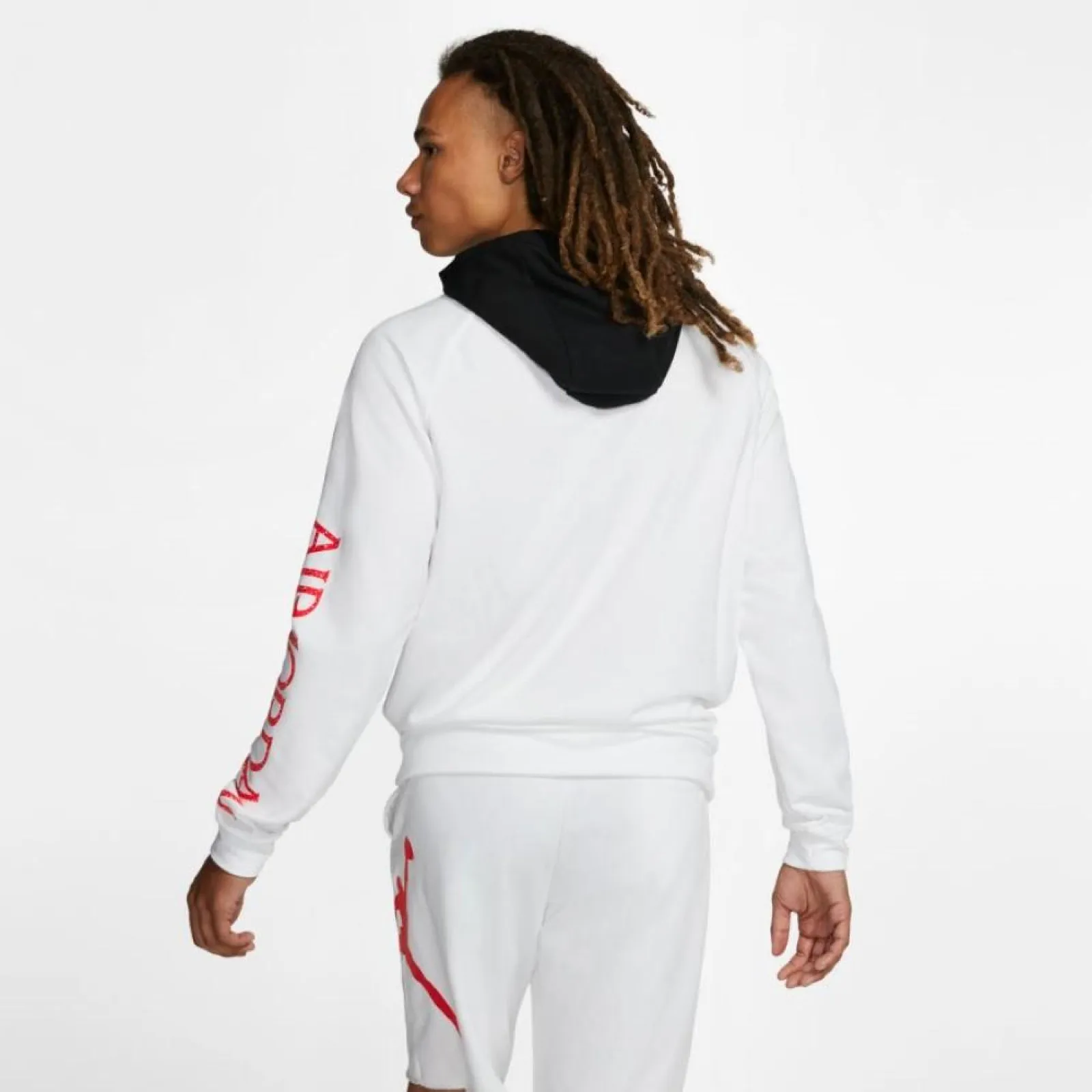 Men’s Air Jordan Jumpman Classics Lightweight Fleece Hoodie ''White/Black''