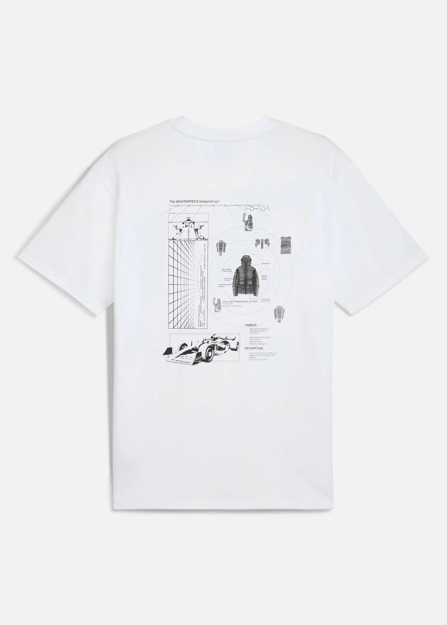 Mercedes-AMG F1 x PUMA x RBURN Graphic Tee PUMA White