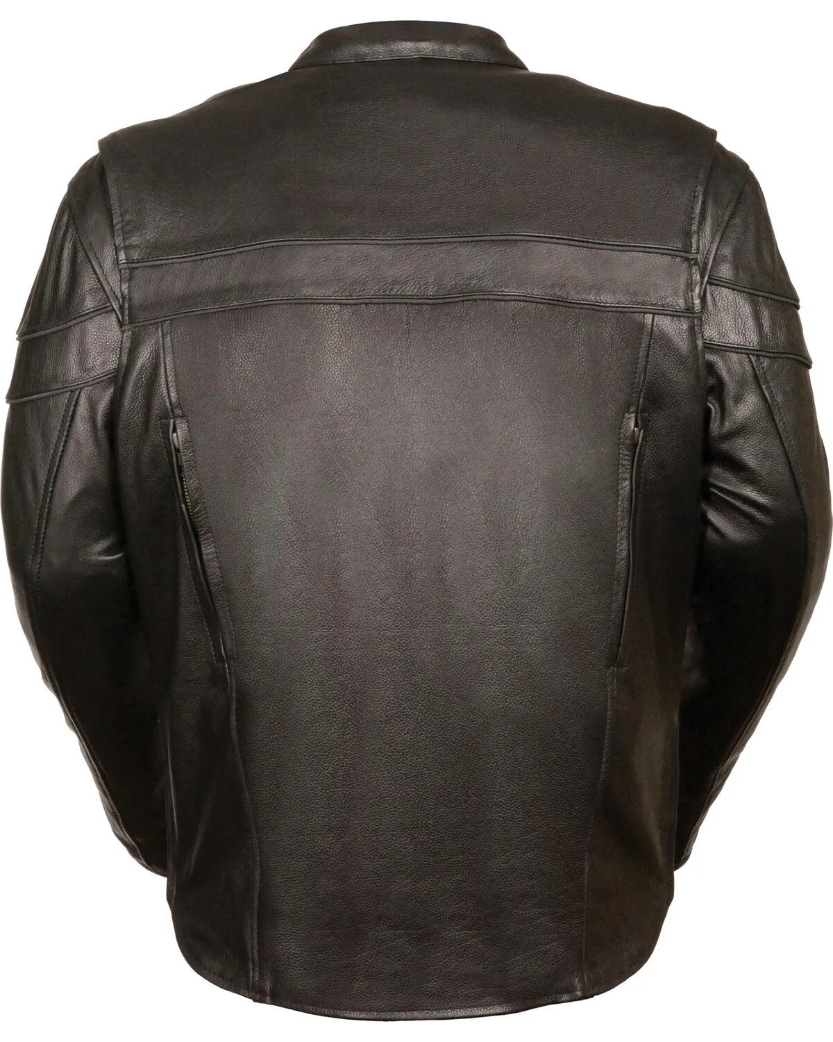 Milwaukee Leather Men's Sporty Scooter Crossover Jacket - Big - 4X