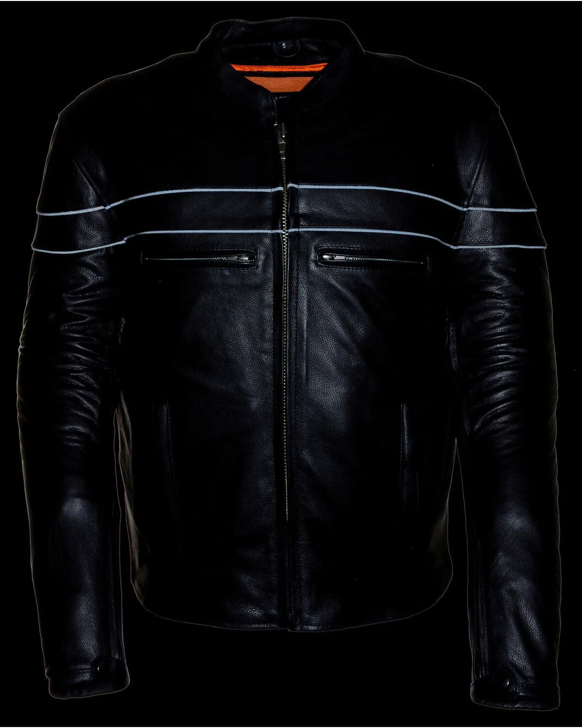 Milwaukee Leather Men's Sporty Scooter Crossover Jacket - Big - 4X