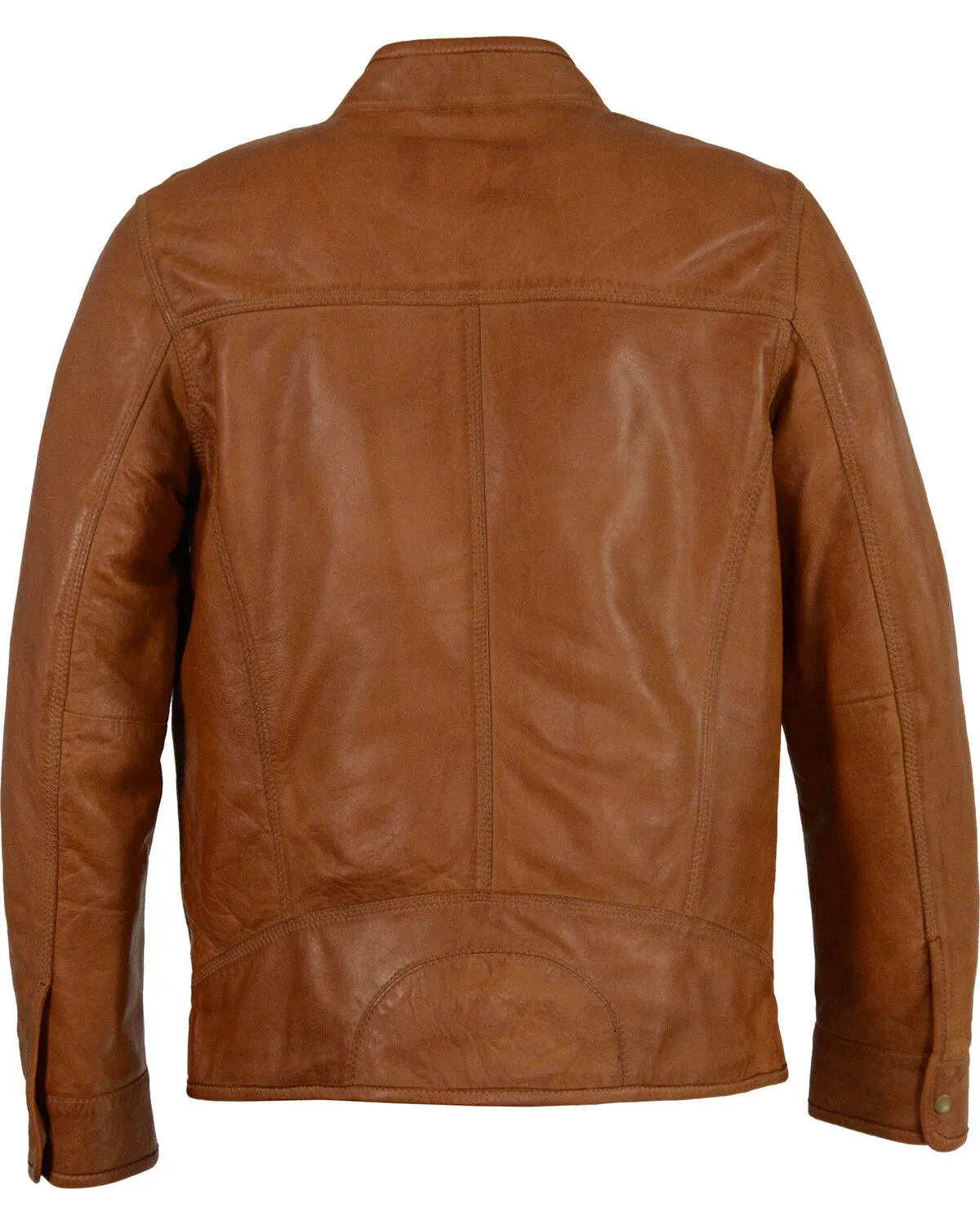 Milwaukee Leather Men's Zip Front Classic Moto Leather Jacket