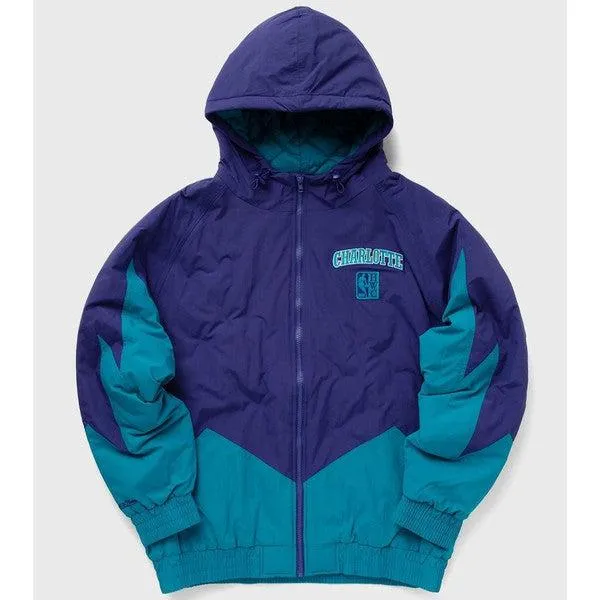 Mitchell & Ness Charlotte Hornets NBA Retro Full Zip Jacket Teal - Purple