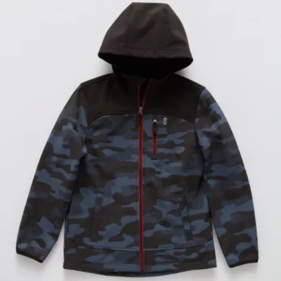 new!Free Country Little & Big Boys Hooded Water Resistant Midweight Jacket