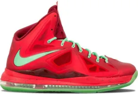 Nike LeBron 10 Christmas sneakers Red