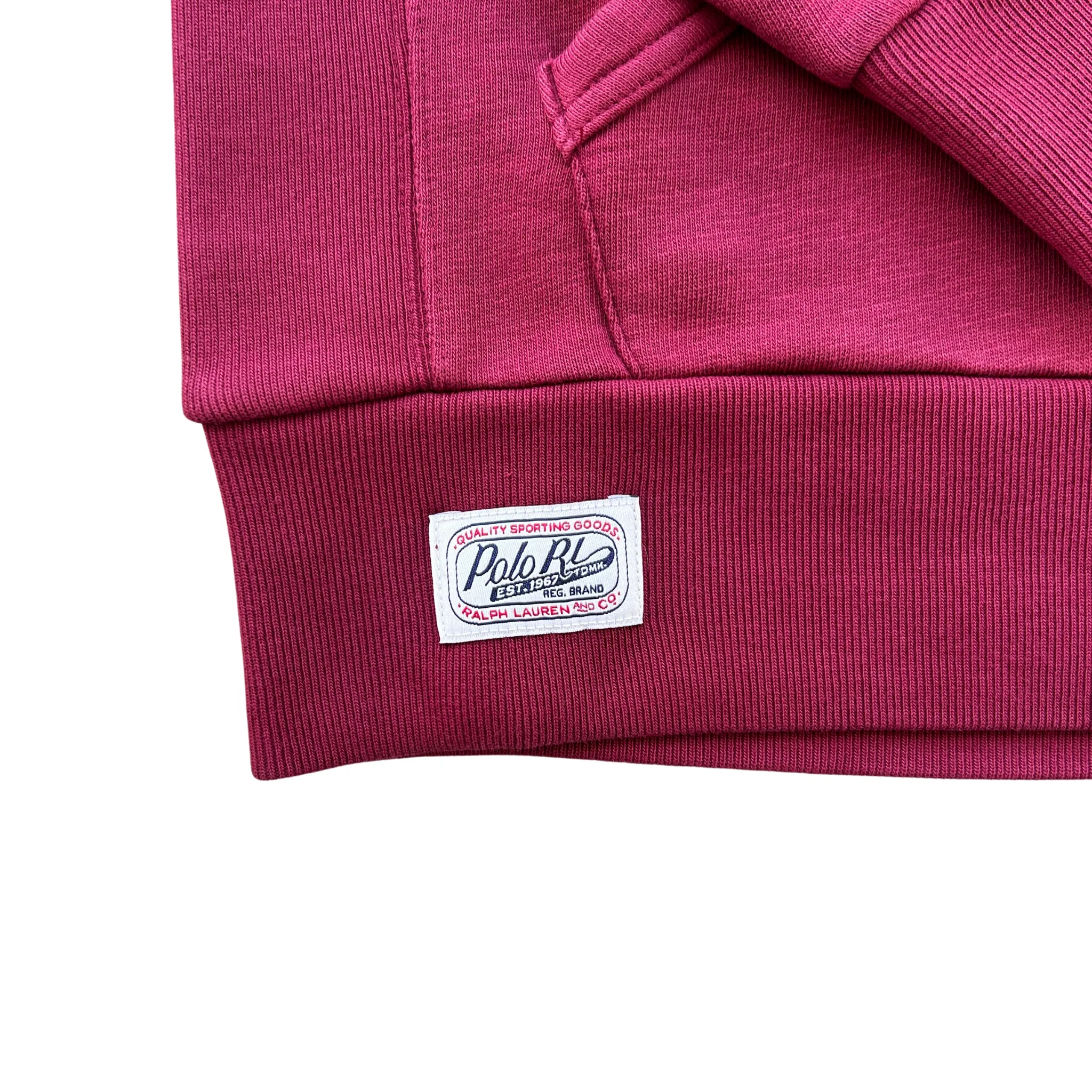 Polo Ralph Lauren Rowing Fleece Hoodie (Burgundy)