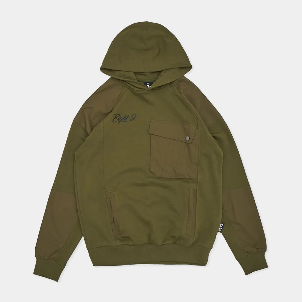 Prey Fleece Hooded Sweatshirt Olive