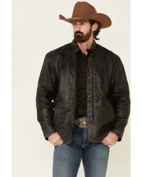 Product Name:  Cripple Creek Men's Antique Black Lamb Nappa Leather Jacket