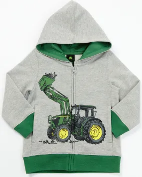 Product Name:  John Deere Tractor Fleece Zip Hooded Jacket