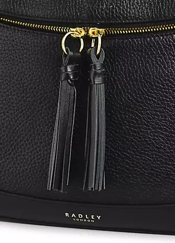 Radley London Milligan Street Black Medium Zip Around Shoulder Bag | Kaleidoscope