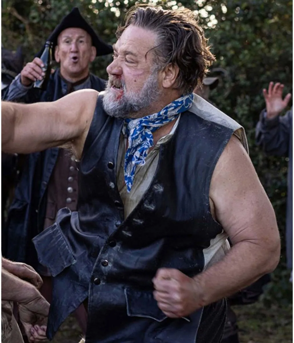 Ray Winstone Prizefighter The Life of Jem Belcher Black Leather Vest