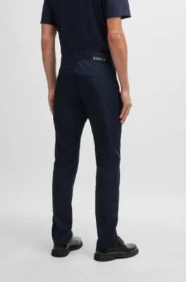 Regular-fit jeans in satin stretch denim