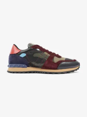 Rockrunner Sneakers Maroon / Khaki / Blue Suede EU 41 UK 7