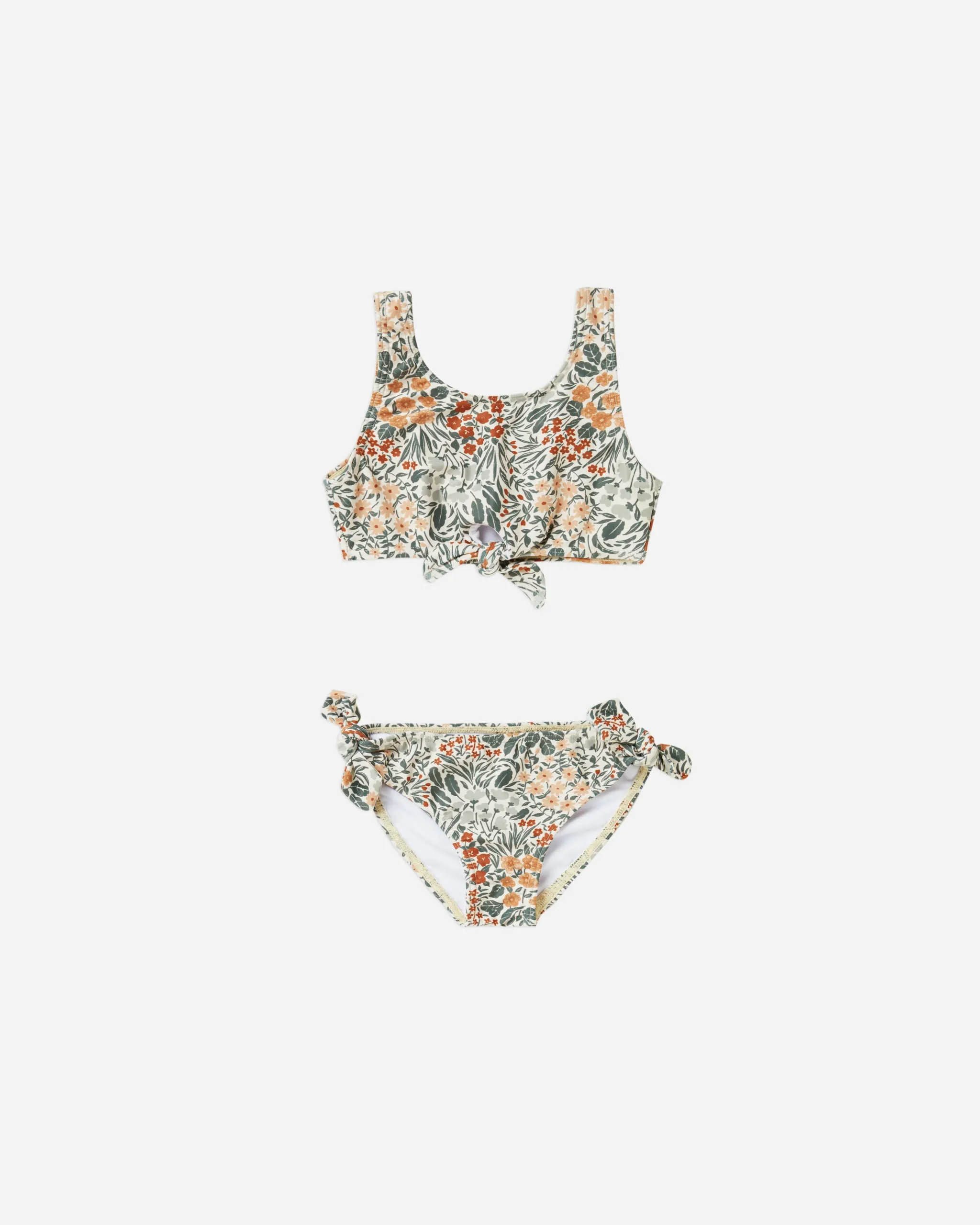 Rylee + Cru Flower Field Knotted Bikini